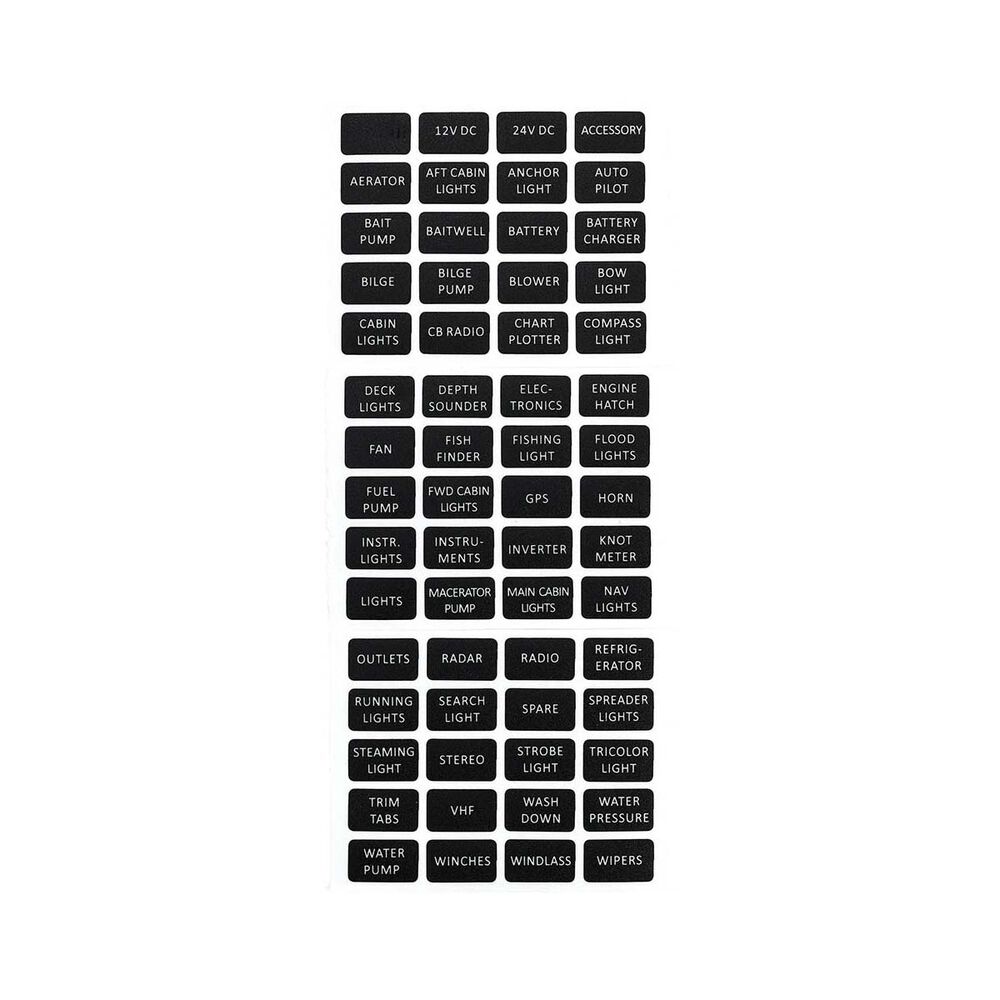 Bowline Fuse Block 6 Gang Black