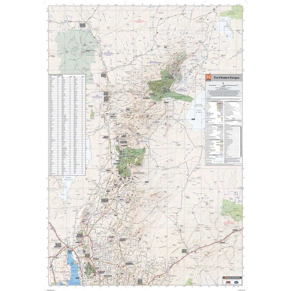 Hema Flinders Ranges Map (6th edition)