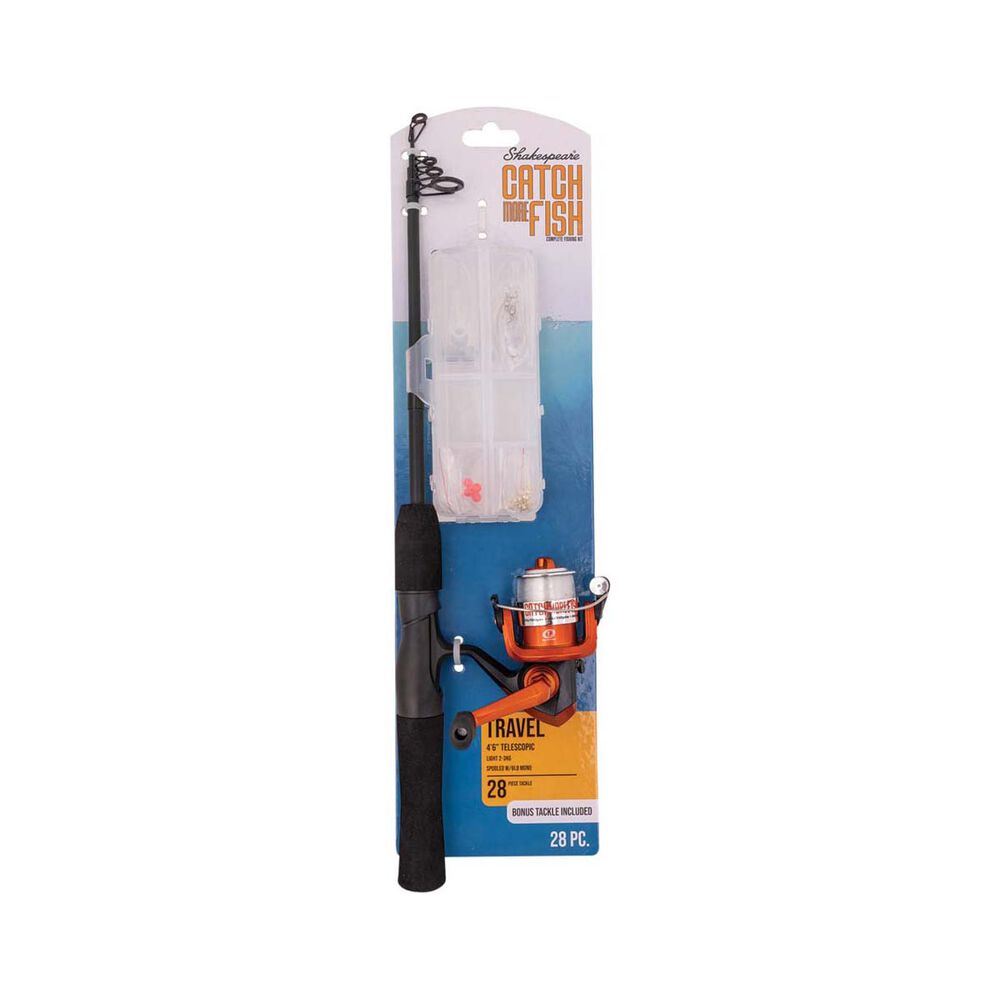 Shakespeare Catch More Fish Travel Spinning Combo