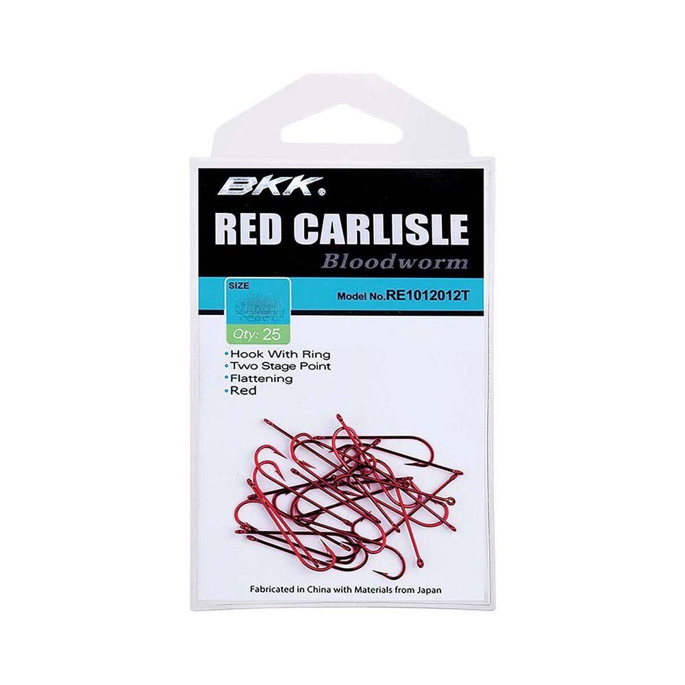 BKK Bloodworm-R Carlisle Hook 25 Pack