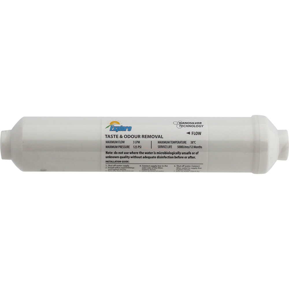 Water Filter - Inline, Nanosilver