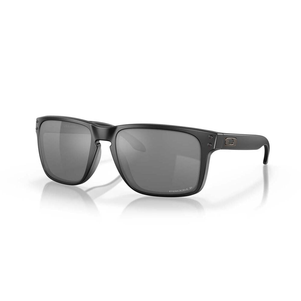 Oakley Holbrook Men's XL Polarised Sunglasses Matte Black with Prizm Lens