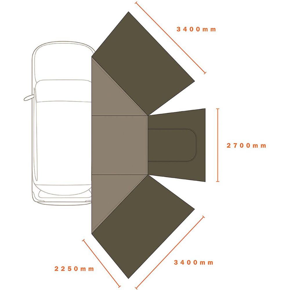 Darche Eclipse 180 Wall Set