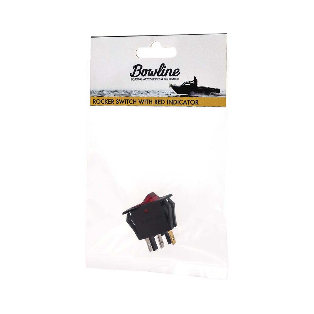 Bowline Rocker Switch Red Indicator