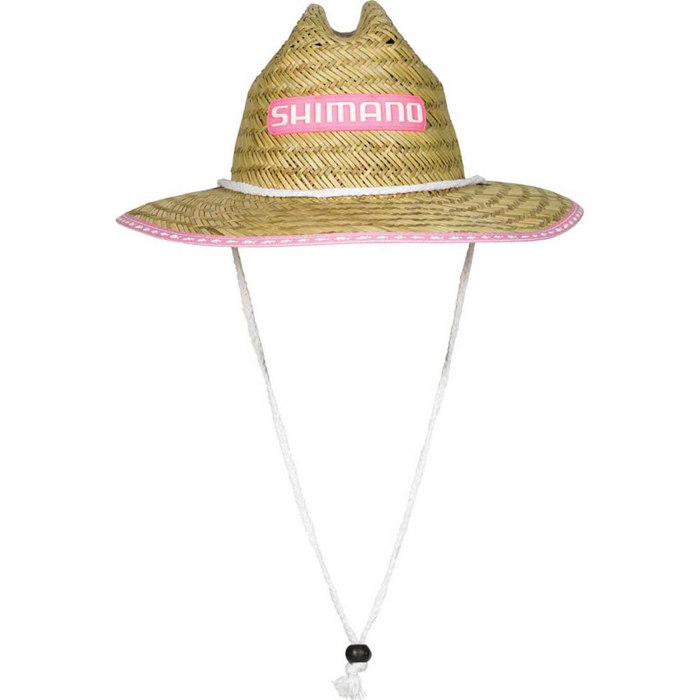 Shimano Kids' Wide Brim Straw Hat - OSFM