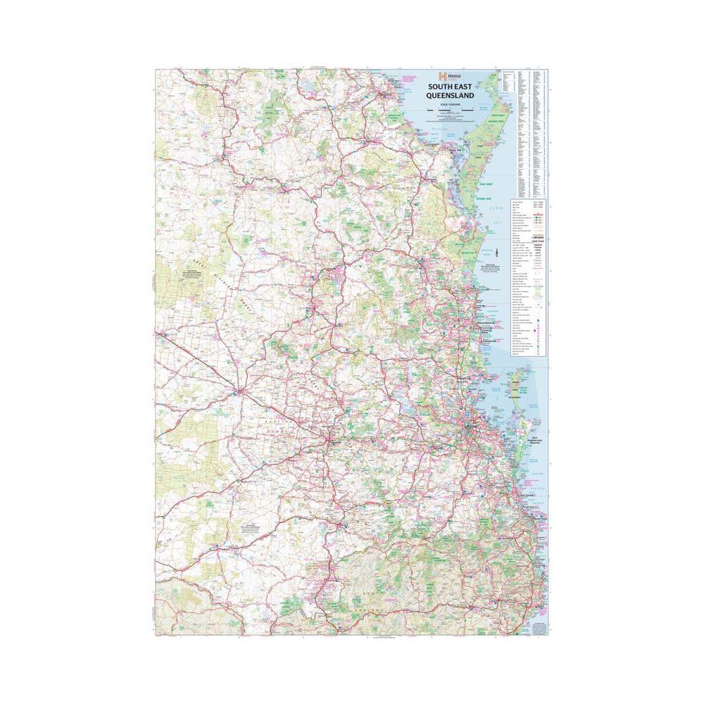 Hema Map Southeast Queensland Map