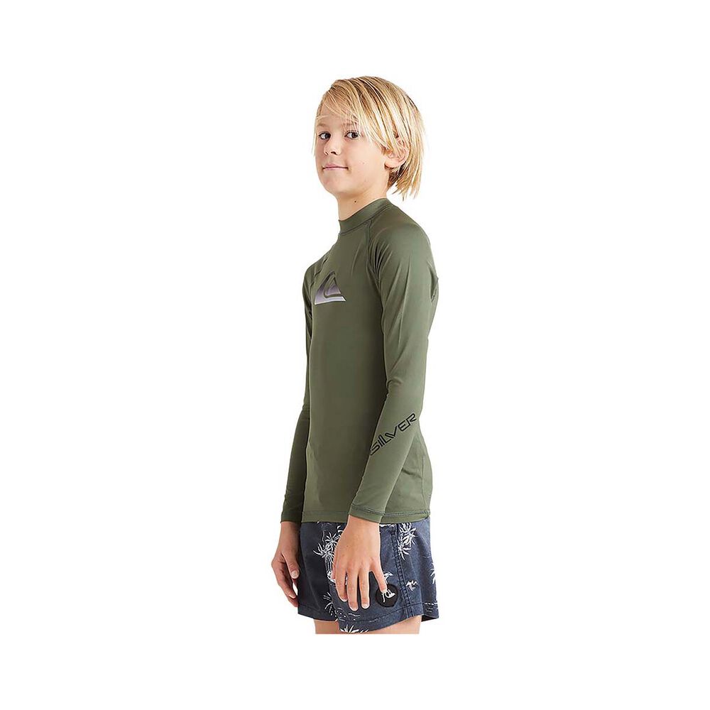 Quiksilver Youth Hook Line Long Sleeve Rashie 12
