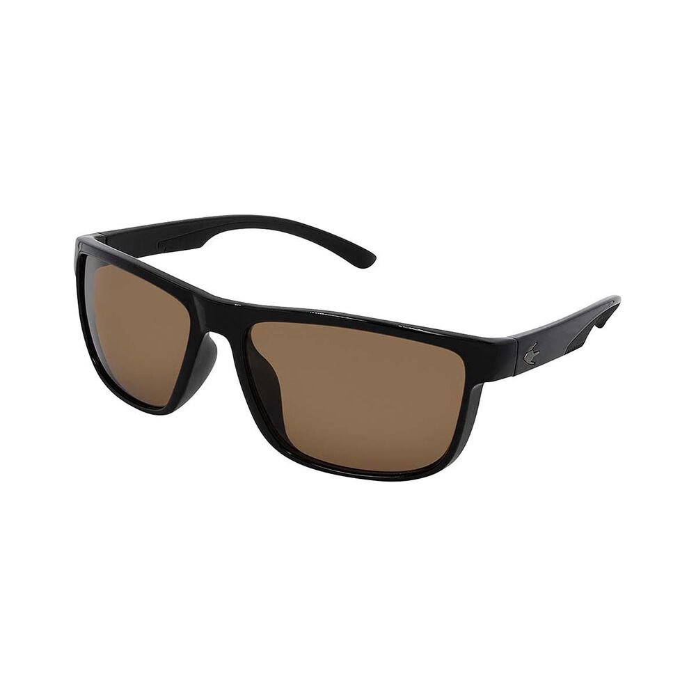 Stingray Yellowfin Polarised Sunglasses Black with Photochromic Brown Lens