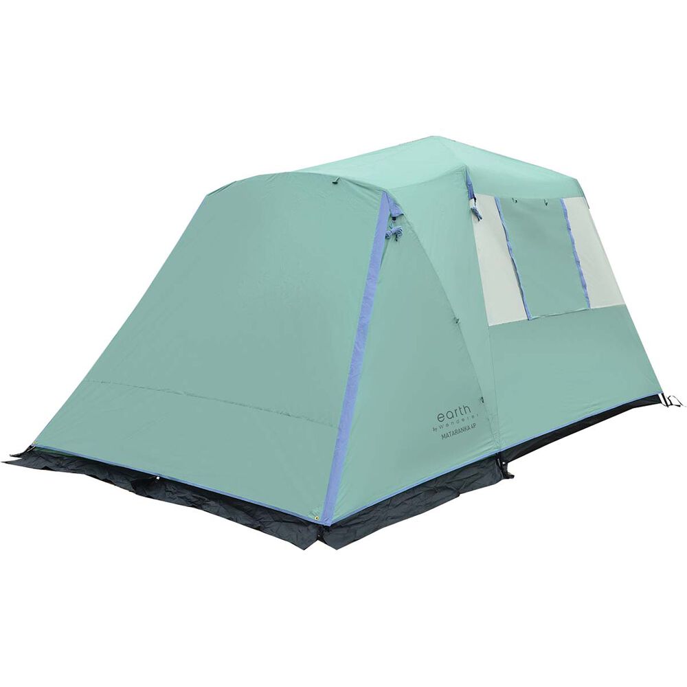 earth by Wanderer® Mataranka Recycled Material Instant Tent 4 Person