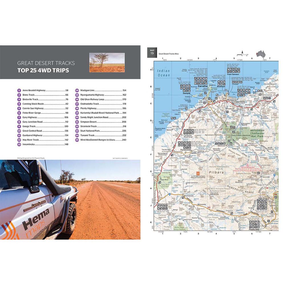 Hema Great Desert Tracks Atlas and Guide (5th Edition)