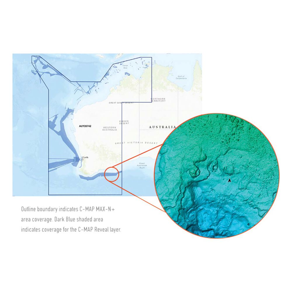C-Map® Reveal: Darwin to Esperance Chart