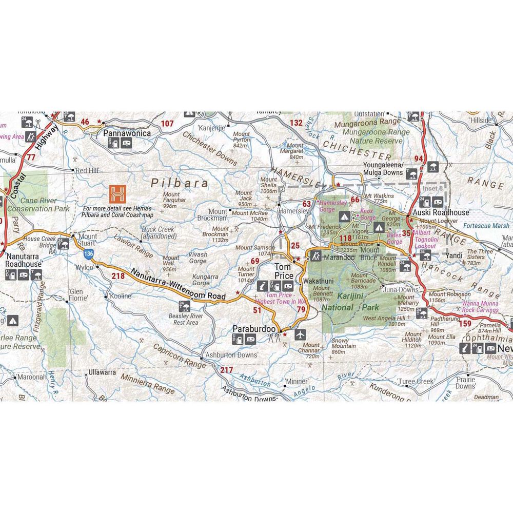 Hema Western Australia State Map (11th Edition)