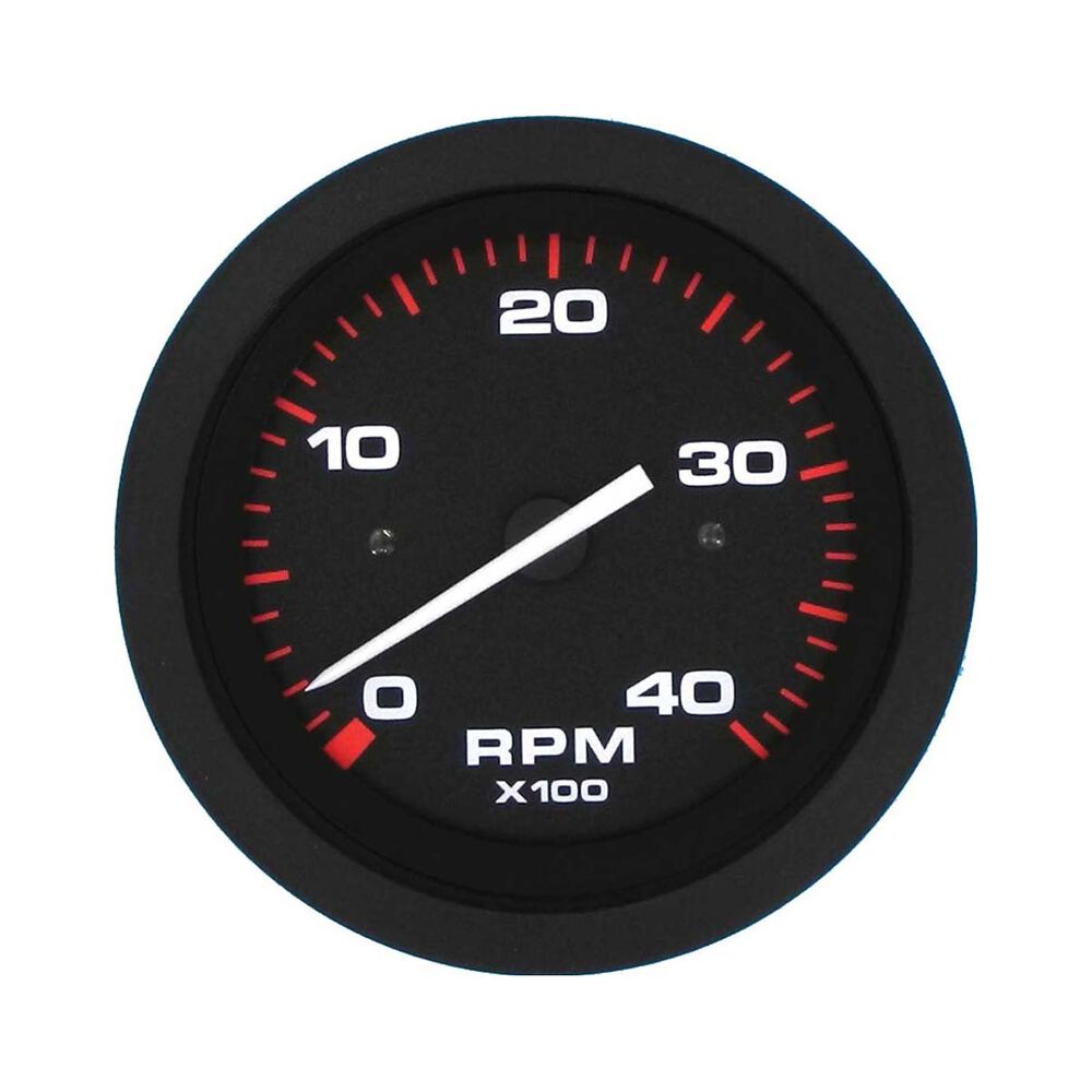 Veethree Black Amega Tachometer 4000 RPM