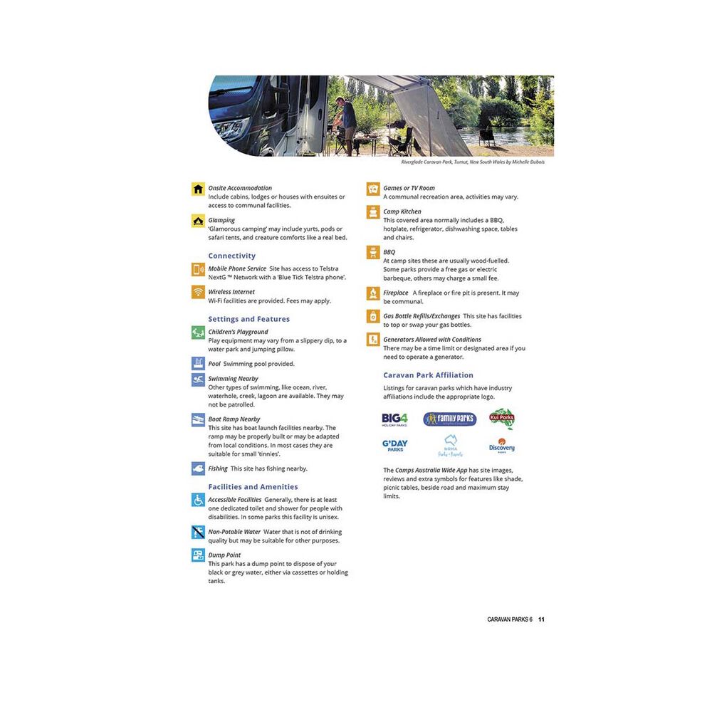 Hema  Caravan Parks 6 Australia Wide