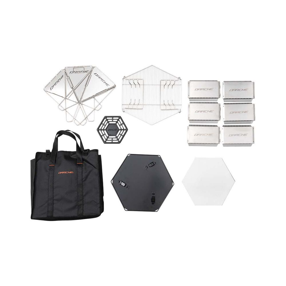 Darche Hexagonal Fire Pit BBQ