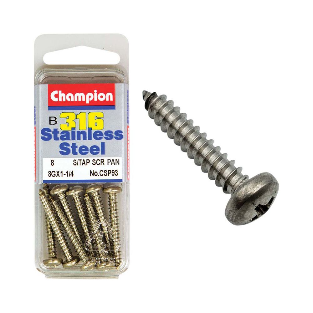 Champion Self Tapping Countersunk Screws