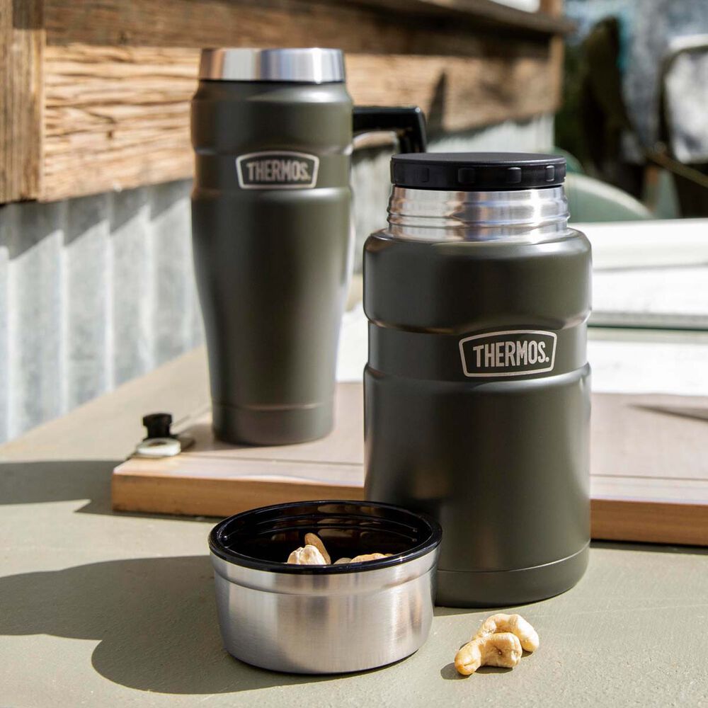 Thermos King Vacuum Insulated Food Jar 710ml Matte Army
