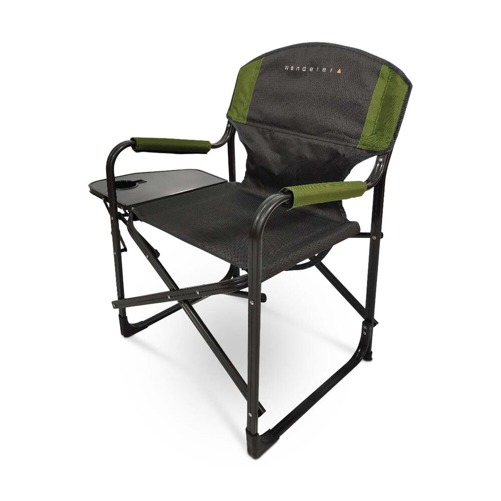 Wanderer Lightweight Directors Chair with Side Table 135kg