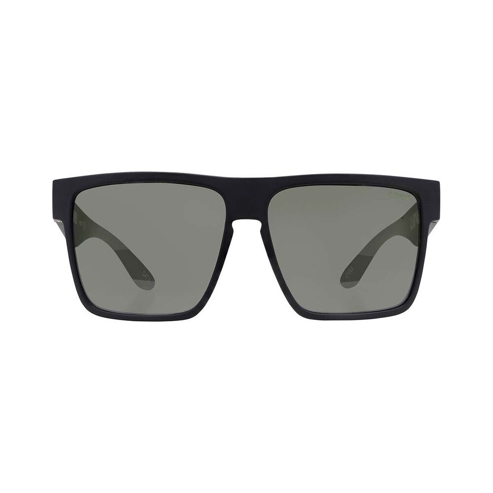 Liive Men's Greed Polarised Sunglasses Matt Black with Grey Lens