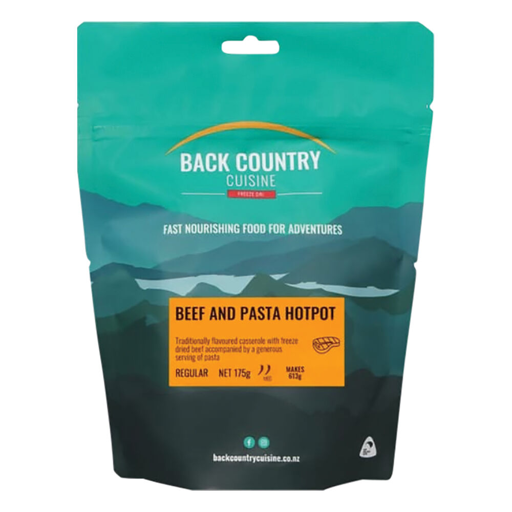 Back Country Cuisine Freeze Dried Beef & Pasta Hot Pot 2 Serve