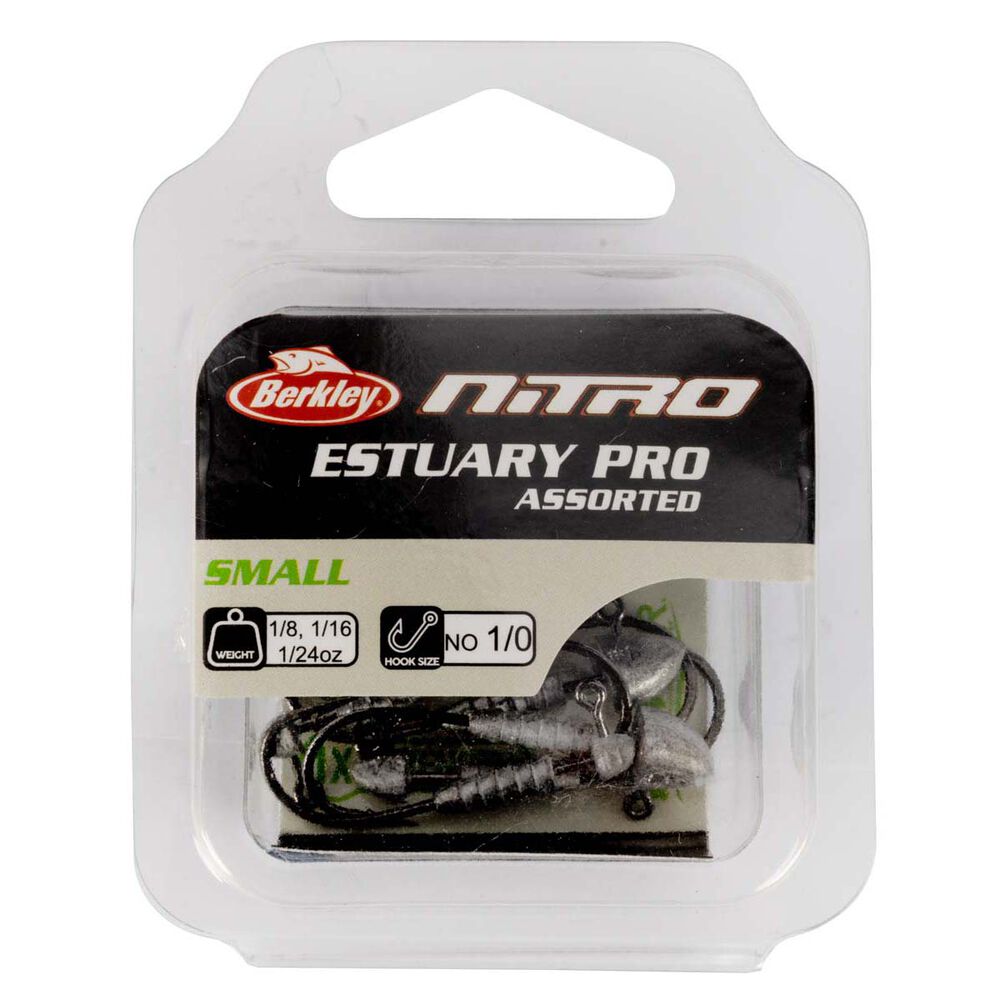 Berkley Nitro Estuary Pro Assorted Jig Heads Assorted