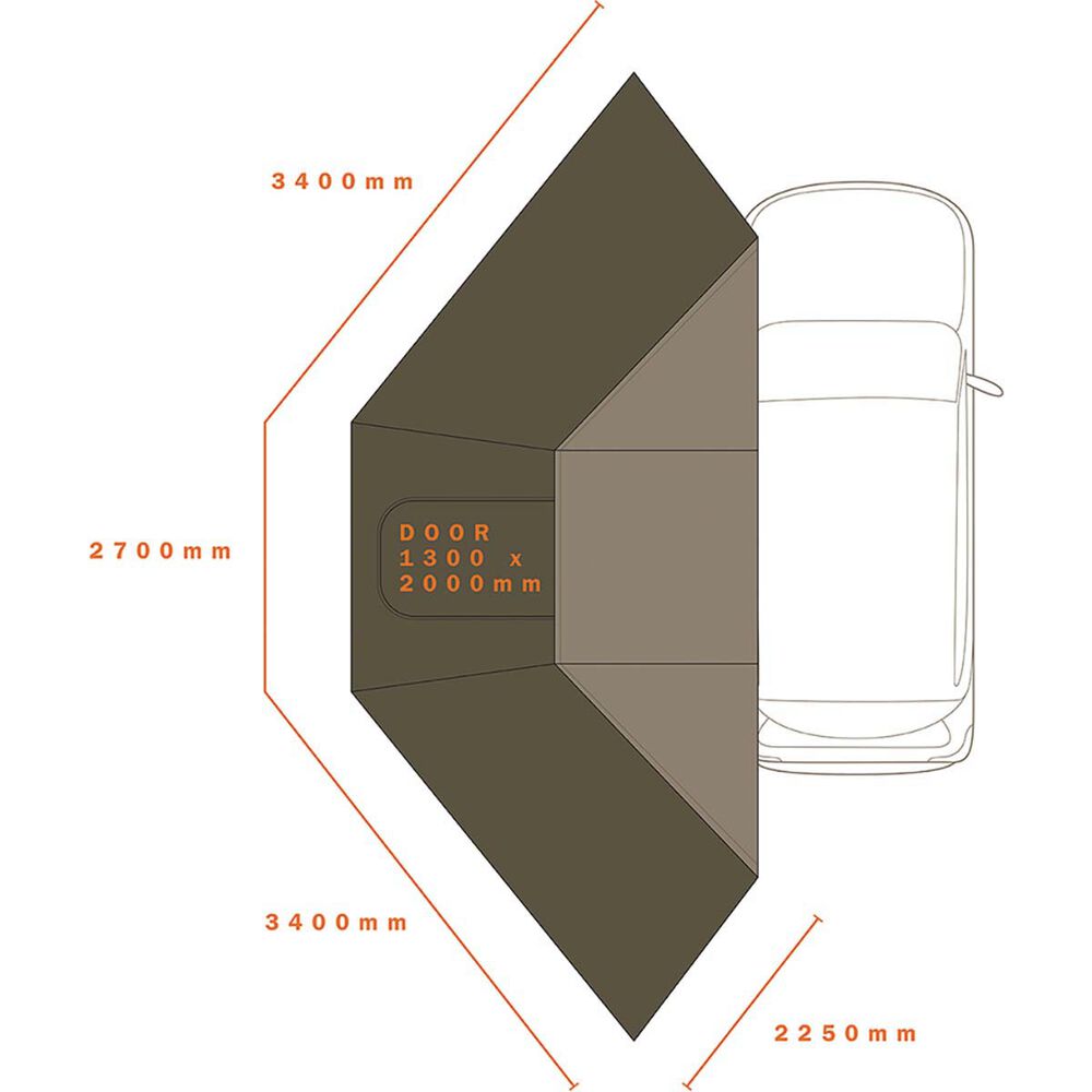 Darche Eclipse 180 Wall Set