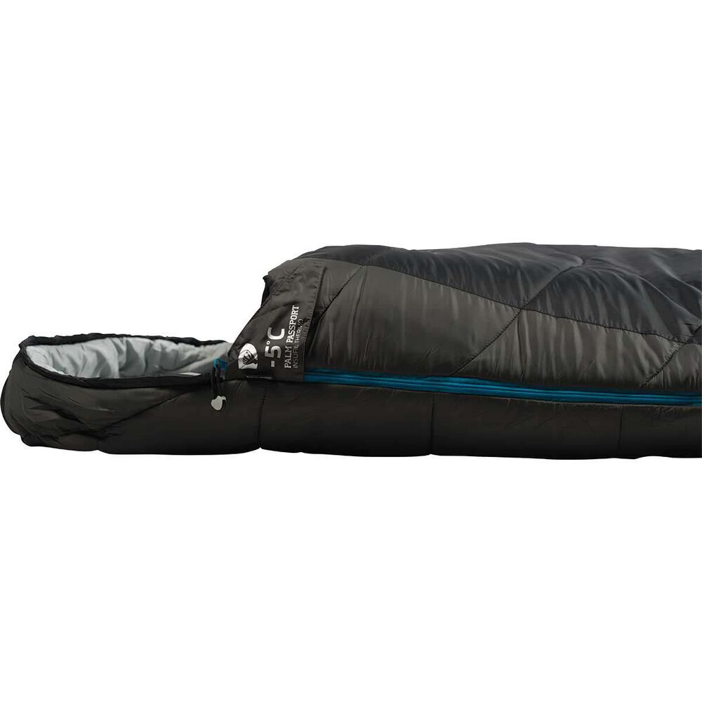 Roman Palm Passport -5°C Sleeping Bag - Black & Charcoal