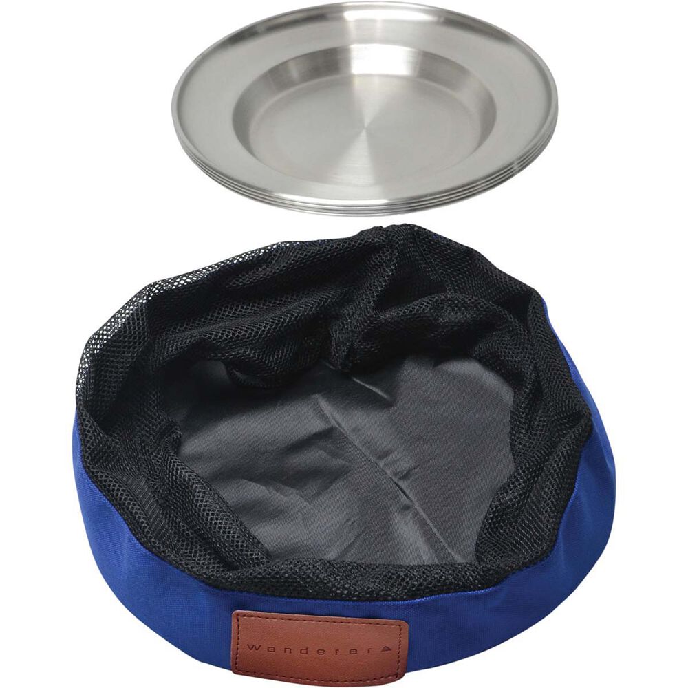 Wanderer Stainless Steel Dinner Plate 23cm 4 Pack