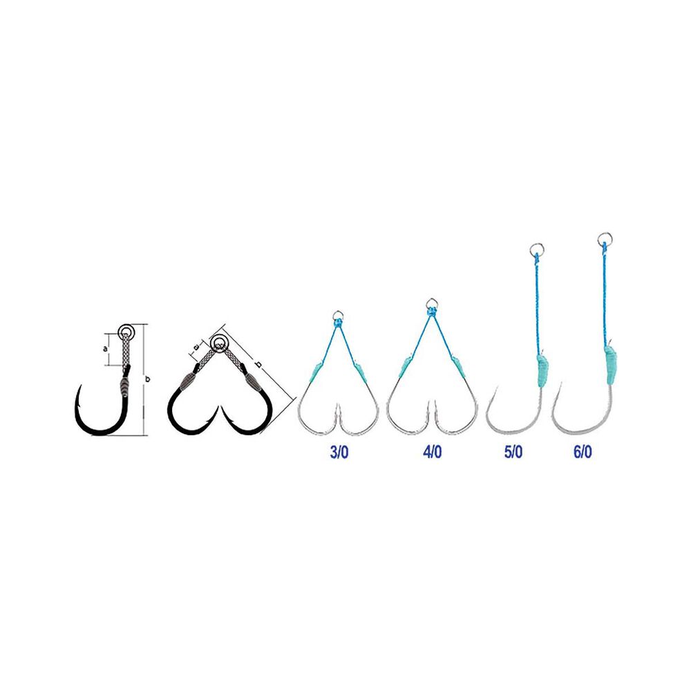 BKK SF Lentus Long Jigging Assist Hook