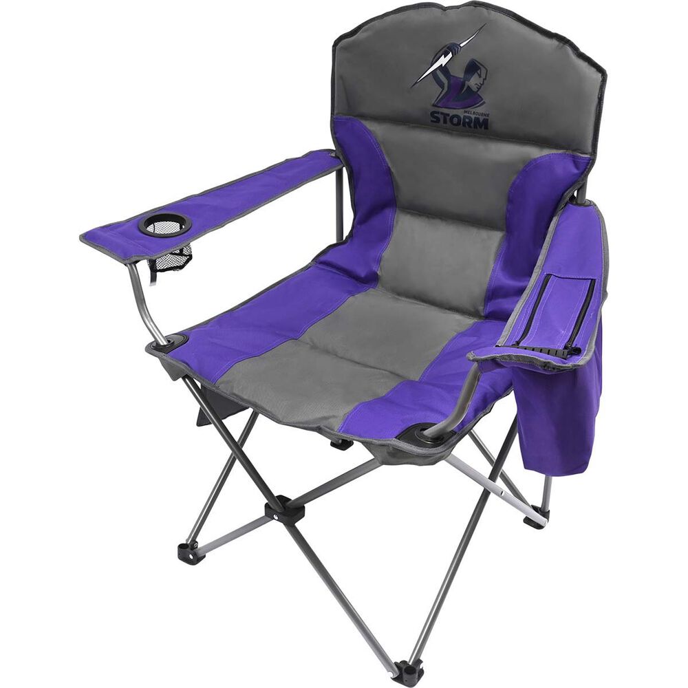 NRL Melbourne Storm Camp Chair 130kg