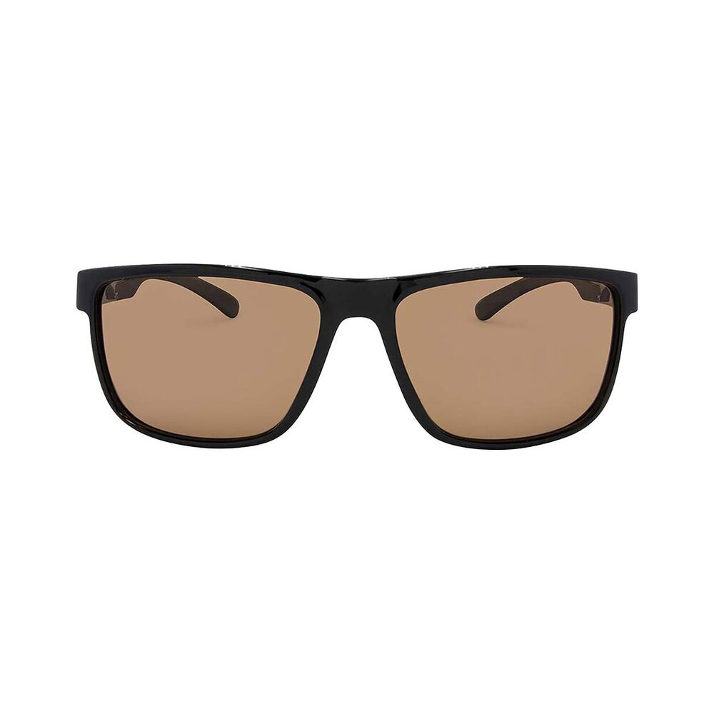 Stingray Yellowfin Polarised Sunglasses Black with Photochromic Brown Lens