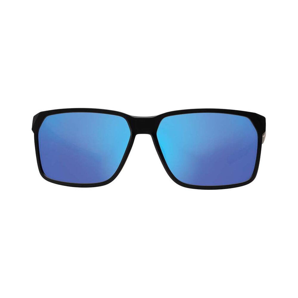 Liive Men's Tazer Polarised Sunglasses Black with Blue Lens
