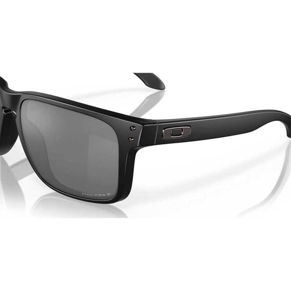 Oakley Holbrook Men's XL Polarised Sunglasses Matte Black with Prizm Lens