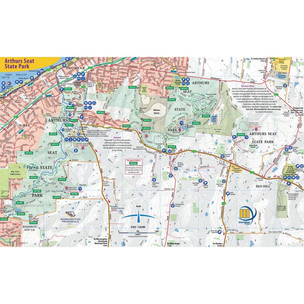 Meridian Maps Mornington Peninsula Walks