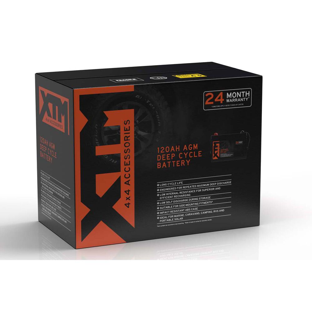 XTM Deep Cycle AGM Battery DC12-120 AGM