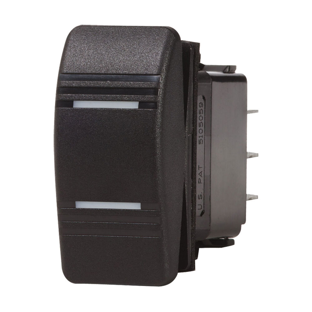 Blue Sea Systems Contura DPDT 2 Position Black Switch