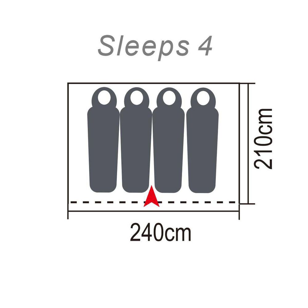 Wanderer Jak and Jill Dome Tent 4 Person