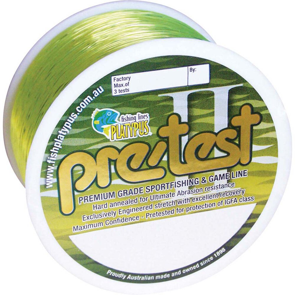Platypus Pretest Mono Line Fluro 500m