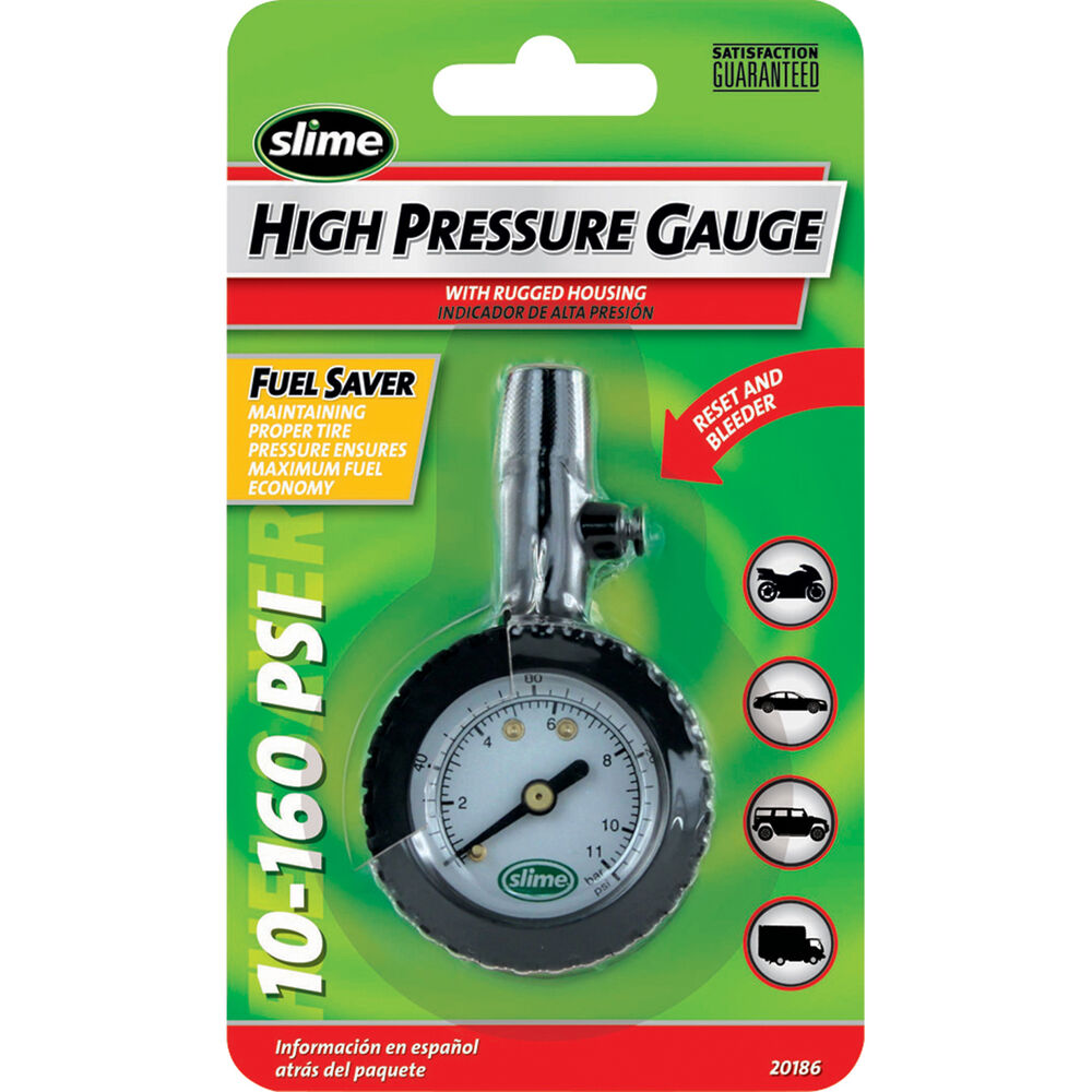 High Pressure Tyre Gauge - 10-160PSI