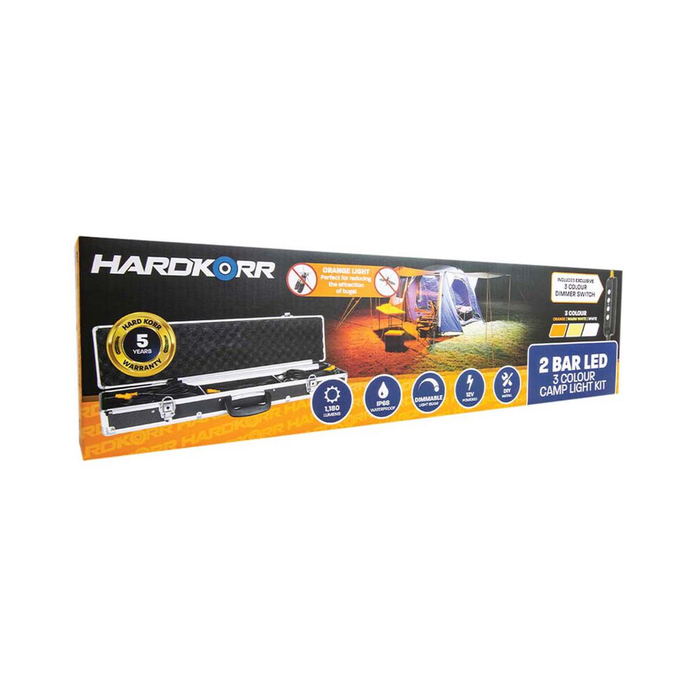 Hardkorr 2 Bar Tri Colour LED Camp Light Kit