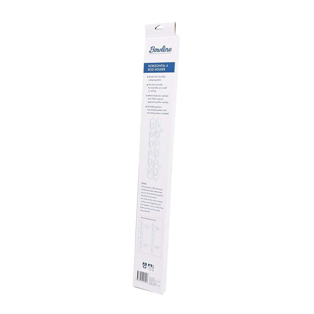 Bowline PVC Horizontal 6 Rod Holder