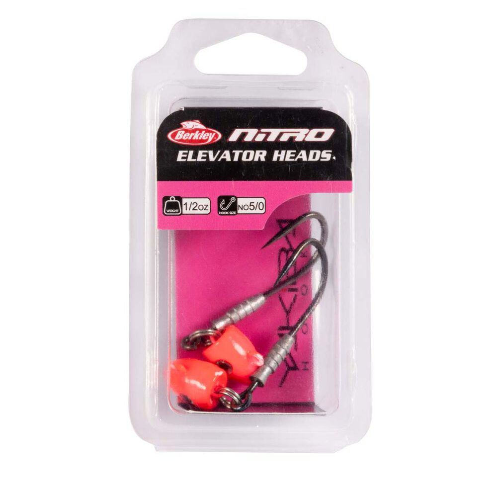 Berkley Nitro Elevator Head Jig Heads Lumo Pink