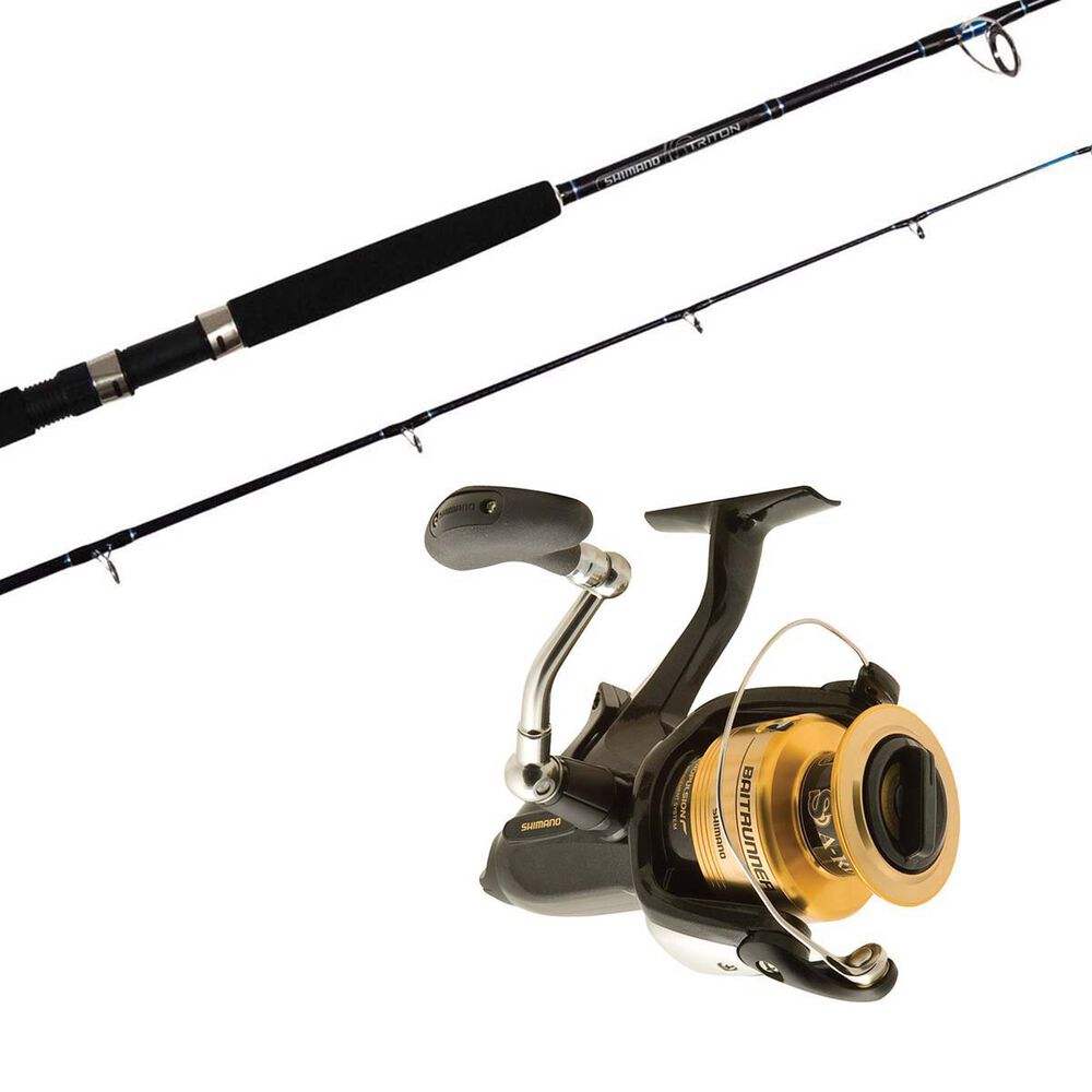 Shimano Baitrunner 6000D Triton Spinning Combo