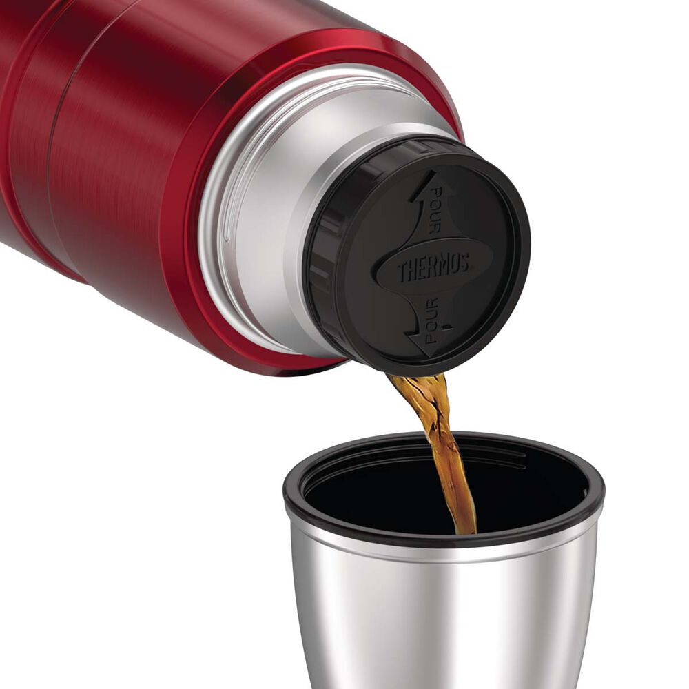 Thermos King Stainless Steel Flask 2L Red