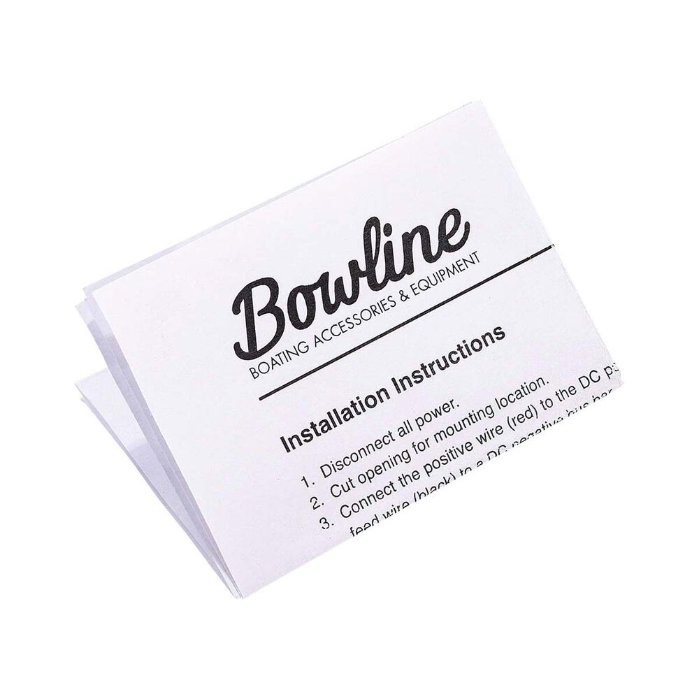 Bowline Switch Panel 6 Gang Black