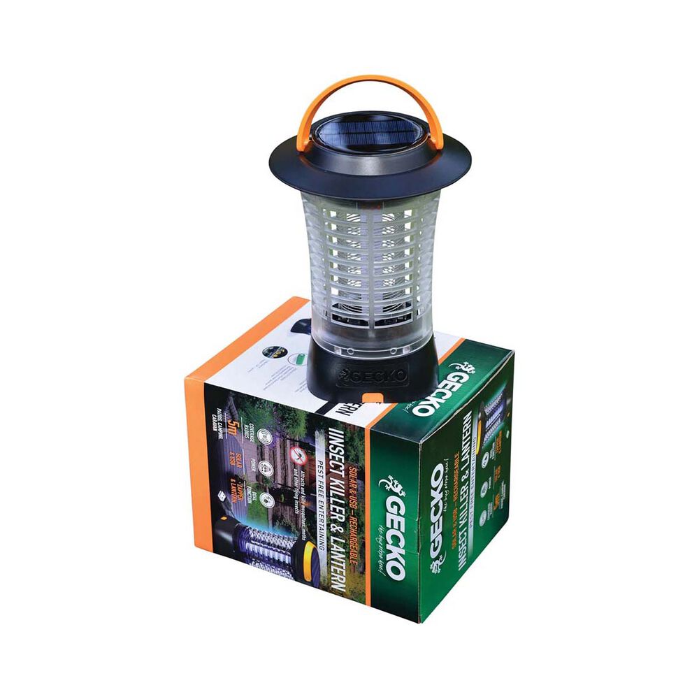 Gecko 3.7V Solar USB Rechargeable Insect Zapper