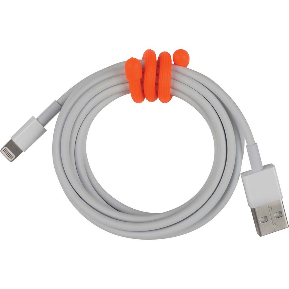 Nite Ize Gear Tie 6" Orange 2 pack