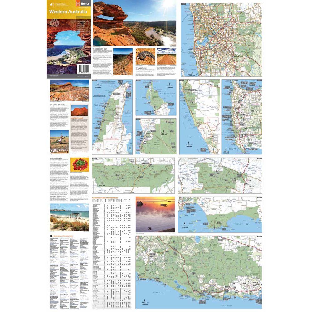 Hema Western Australia State Map (11th Edition)