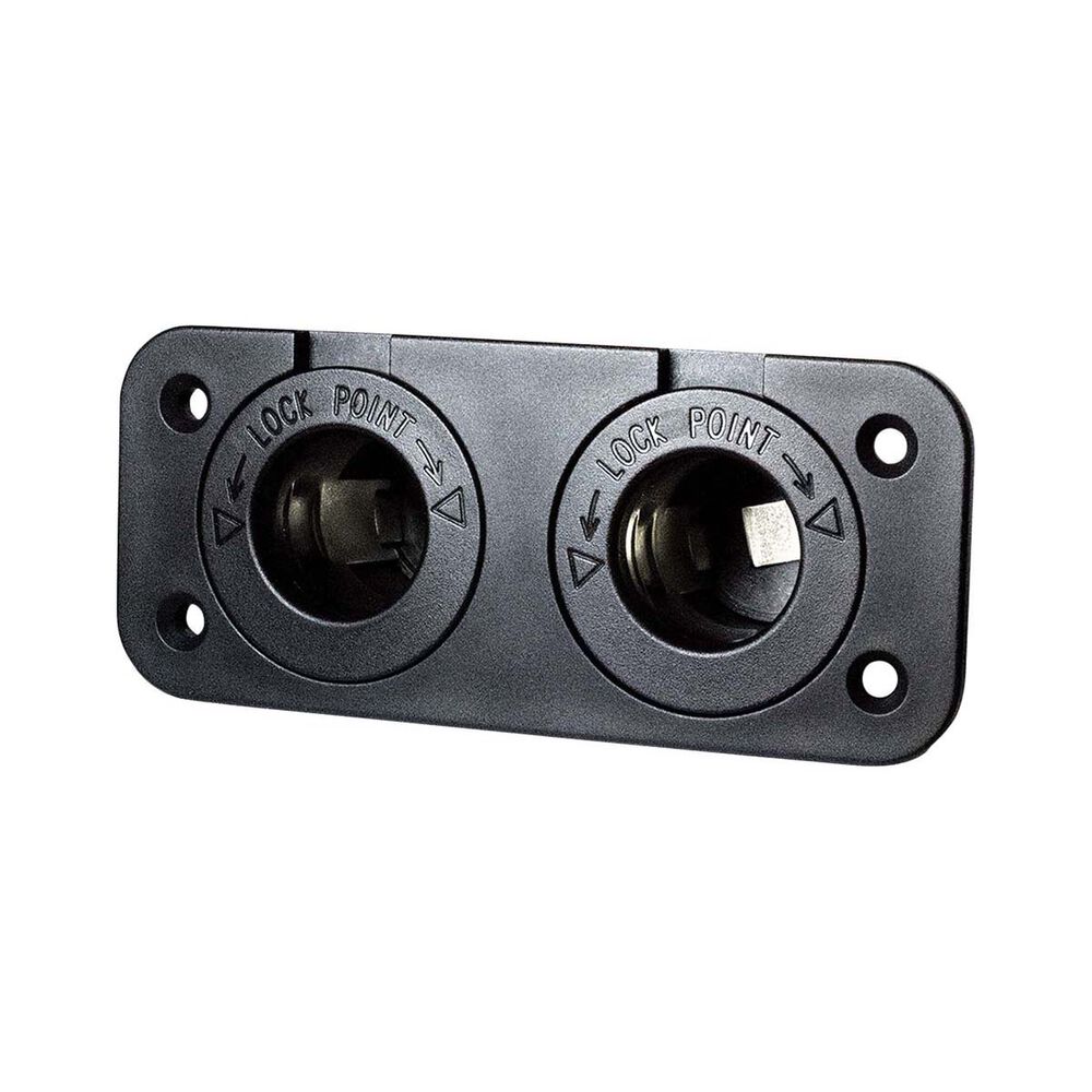 KT Cables 15A 12v Dual Power Socket
