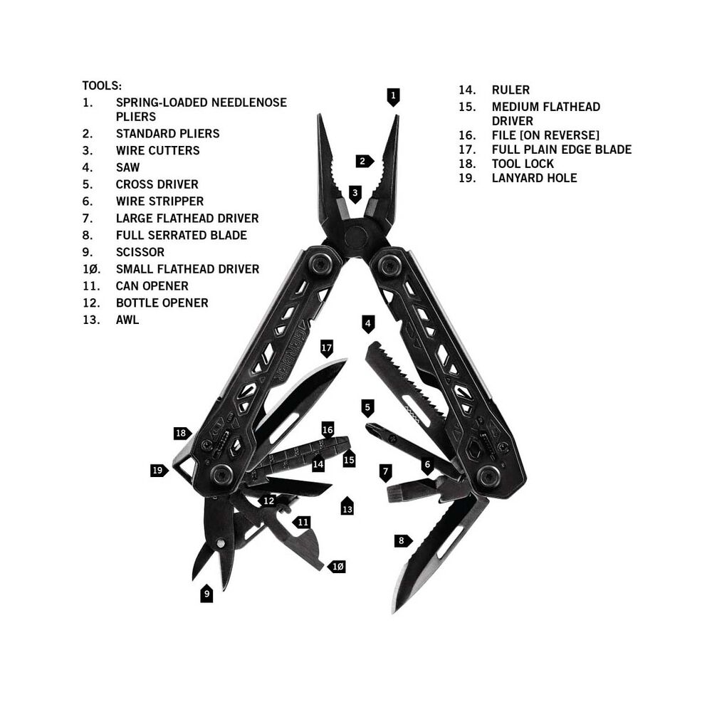 Gerber Truss Black Multi-Tool